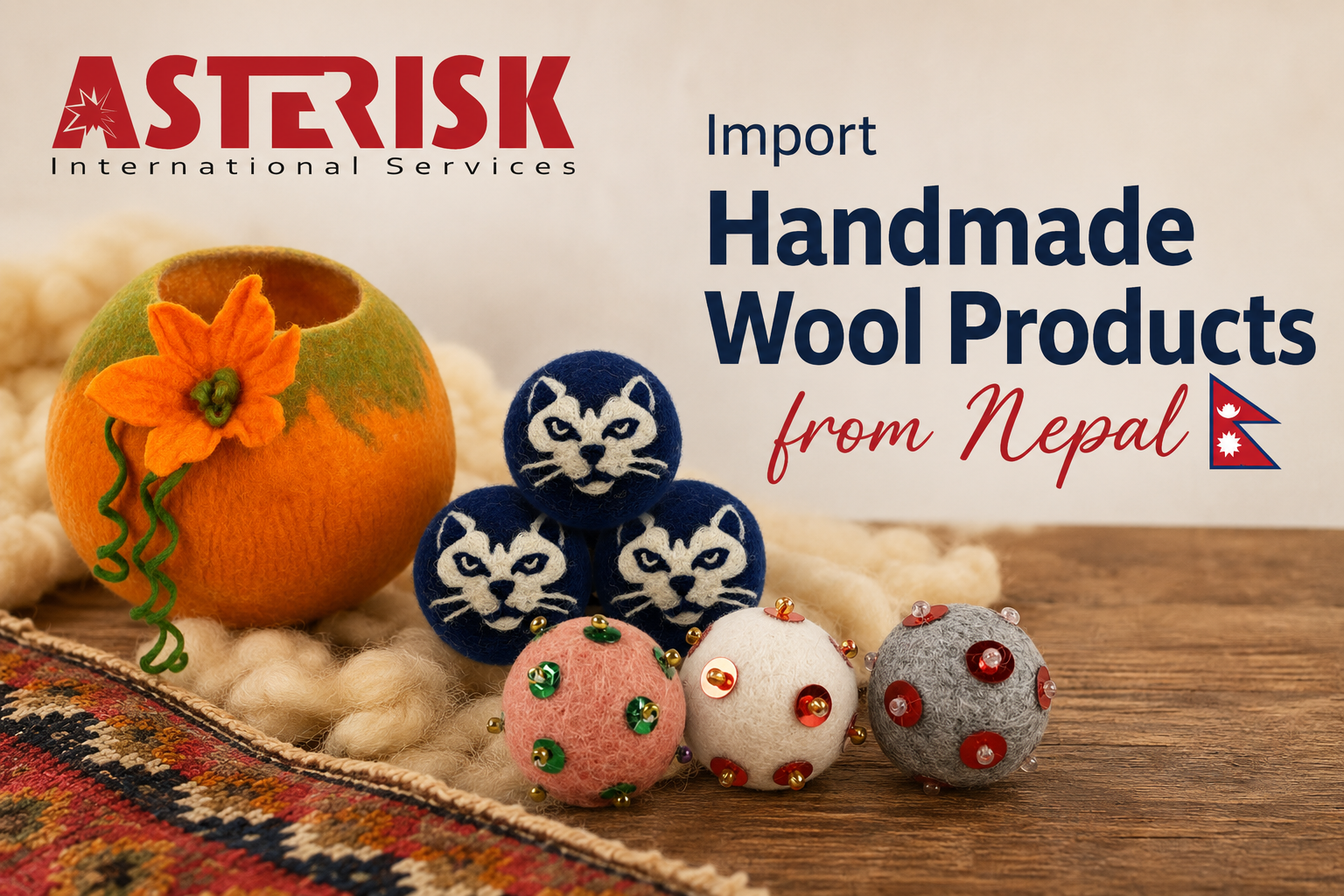 Why Import Handmade Wool Products from Nepal